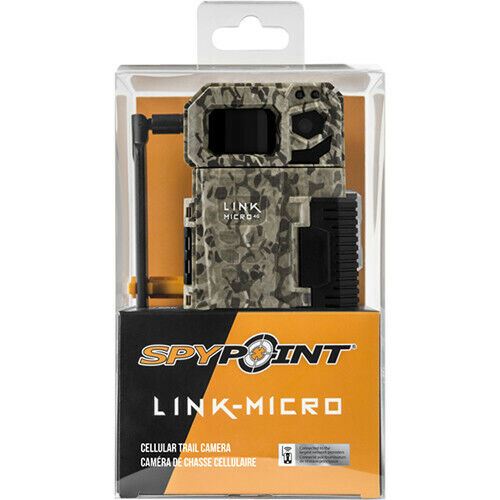 Spypoint Link Micro LTE Cellular SMS Trail Nature Camera 10 Meg (UK Stock) BNIB