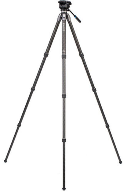 Benro Tortoise 34CLV Carbon Fibre 3 Series Tripod + S4 Pro Video Fluid Head (UK)