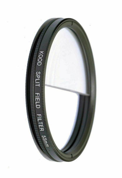 Kood High Quality 55mm Split Field +2 Dioptre Slim Optical Glass Filter (UK) NEW