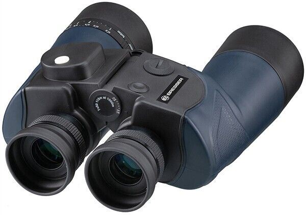 BRESSER 7 x 50 BinoSail Marine sailing Binoculars Integrated illuminated Compass