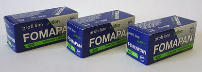 3 x Fomapan Action 120 400 iso Black & White Negative Film FOMA (UK Stock)  BNIB