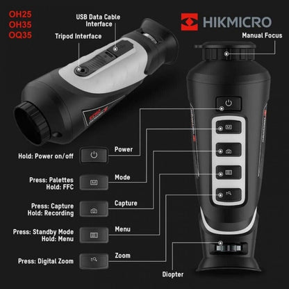 HIK Micro OWL 35mm 35Mk Smart Thermal Monocular (UK) #OH35 with  1 YEAR WARRANTY