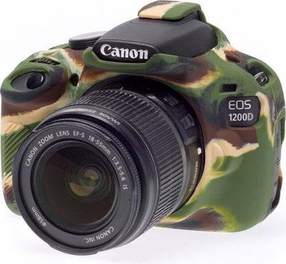 EasyCover Silicone Skin Soft Case Canon EOS 1200D in Camouflage UK Stock BNIB