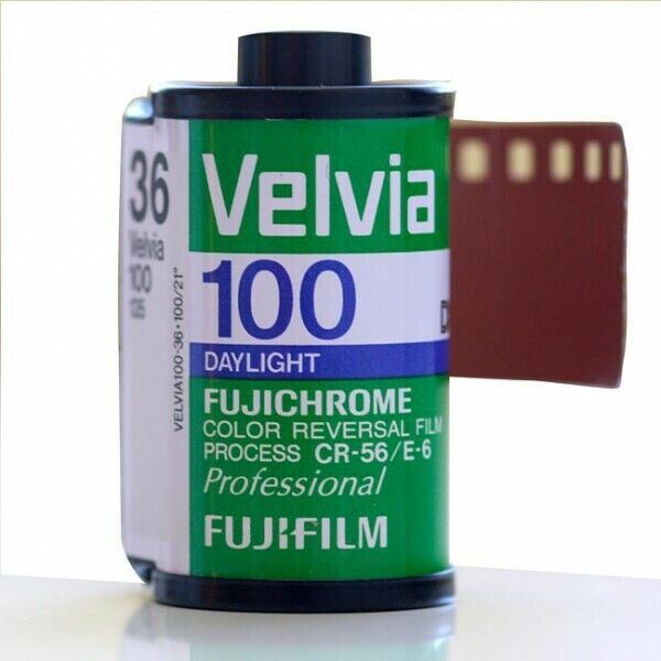 Fuji Velvia 100 asa 35mm Colour Slide reversal Film 36 exposures (UK Stock) BNIB