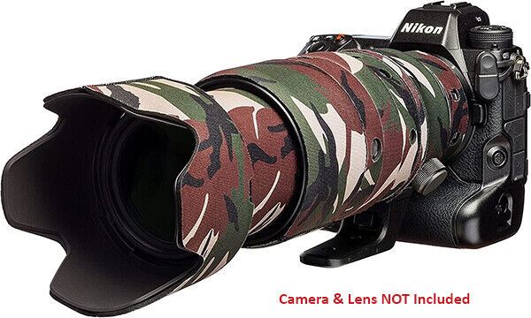 easyCover Lens Oak for Nikon Z 100-400mm f/4.5-5.6 VR S in Green CAMO (UK)  BNIB