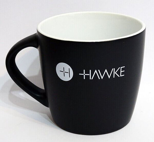 HAWKE Optics Merchandise Coffee Tea Mug  Black with Hawke Logo  (UK Stock)  BNIB