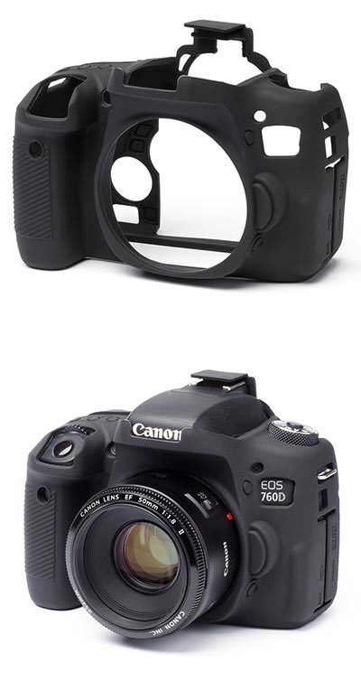 EasyCover Silicone Skin Soft Case Cover Protector Canon EOS 760D (UK Stock) BNIB