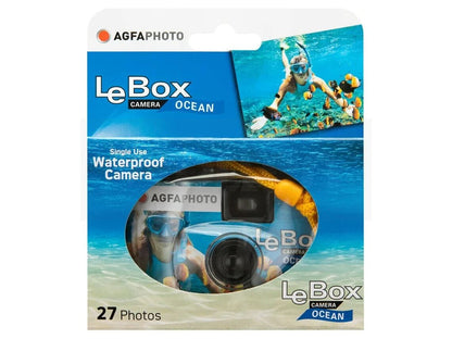 Agfa LeBox Ocean Underwater Single Use 27exp. Camera SUC (UK Stock) BNIB 12/2025