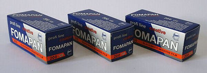 3 x Fomapan Creative 120 200 iso Black & White Negative Film FOMA (UK Stock) NEW