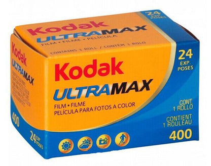 Kodak UltraMax 400 Film 135 35mm Colour Film 24 Exp. (UK Stock) BNIB 24 exposure