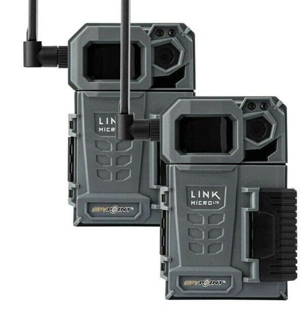 2 x Spypoint Link Micro LTE Cellular SMS Trail Nature Camera TWIN PACK (UK) BNIB