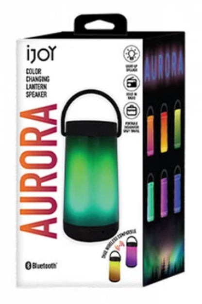 iJoy Aurora Lantern Colour changing Bluetooth speaker Radio #1IJSPB1C10F (UK)NEW