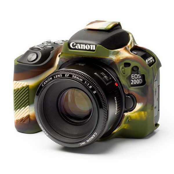 EasyCover Silicone Protector Canon EOS 200D 250D Camouflage (UK Stock) BNIP