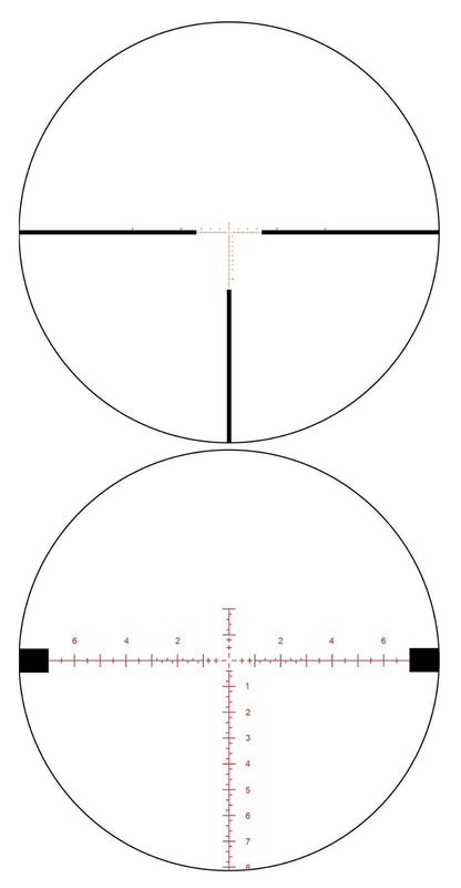 WULF Tornado 6-24 x50 FFP Digi-Illuminated W-MIL3 Side Focus Zero Stop LT (30mm)