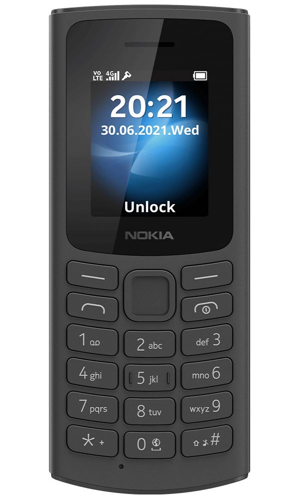 Genuine Nokia 105 in Black = Locked to Vodafone Network + �10 Credit  (UK Stock)