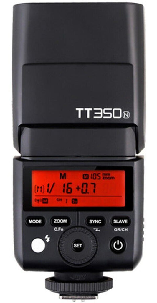 Godox TT350N 2.4G HSS 1/8000s TTL GN36 Camera Flash for Nikon Cameras (UK)  BNIB