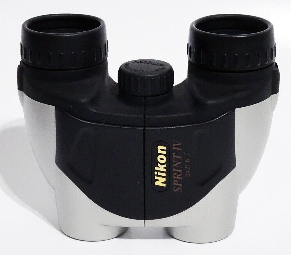 Nikon 8 x 21 Sprint IV Porro Prism Compact Binoculars in Silver  (UK Stock) BNIB