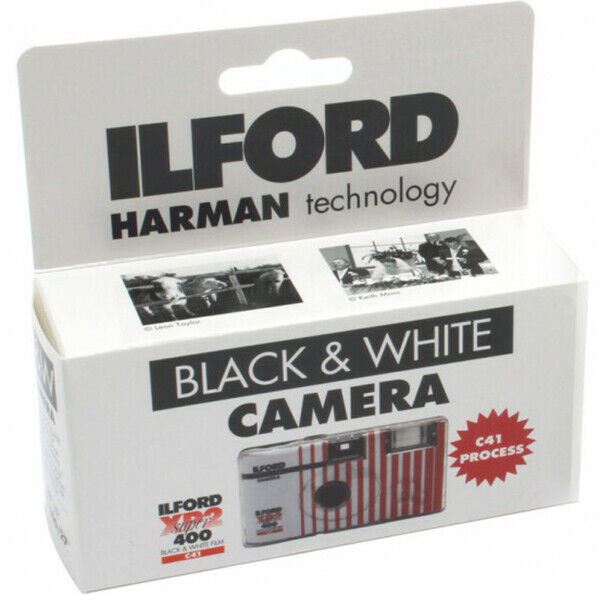 Harman Ilford XP2 Super SUC C41 27 exp. 400asa B&W CAMERA (UK) Black & White NEW