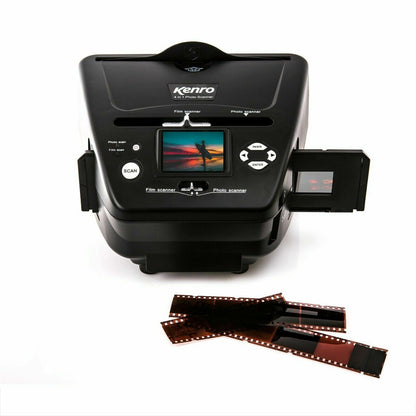 Kenro 4-in-1 Film Photo and Slide Scanner for Windows 10 #KNSC302 (UK Stock) NEW