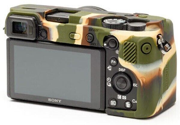 EasyCover Silicone Skin Soft Case Cover for Sony A6600 Camouflage CAMO (UK) BNIB