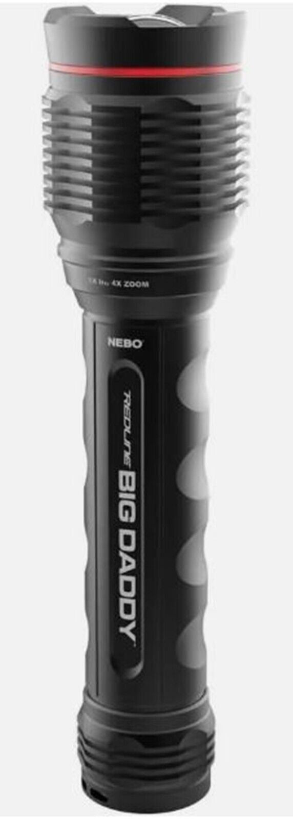 NEBO Redline BIG DADDY Flashlight 2000 Lumen Completely Waterproof 4x Zoom  BNIB