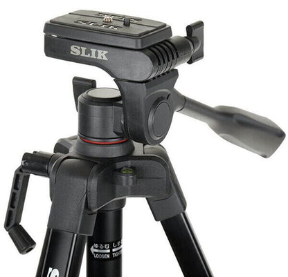 Slik GX 640 3-WAY Lightweight Tripod with 3 Way Head & Quick Release + Case (UK)