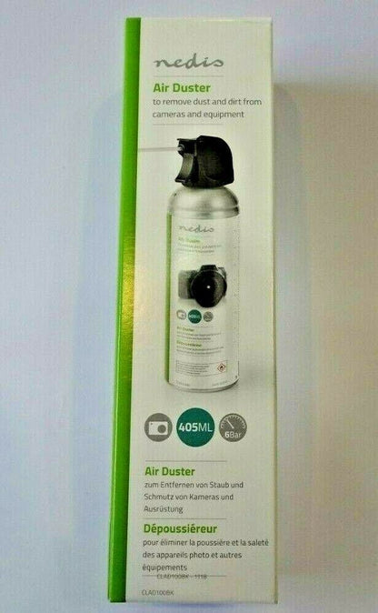 Nedis Air Duster Cleaner (Compressed Air) 405ml #141681 (UK Stock) BNIP