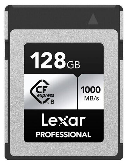 Lexar 128GB CFexpress TYPE B Professional 1000MB/s SILVER PRO memory card   (UK)