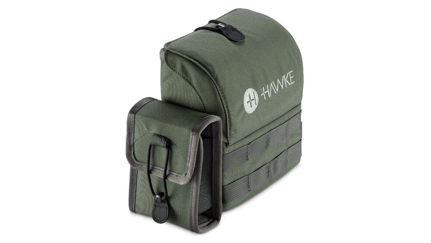 Hawke Binocular Harness PRO Pack Bag + Accessory Pouch in Green  #99400 (UK) NEW