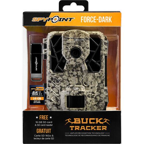 Spypoint FORCE DARK Trail Nature Camera 12 Meg FREE 16Gb SDHC +  USB Reader (UK)