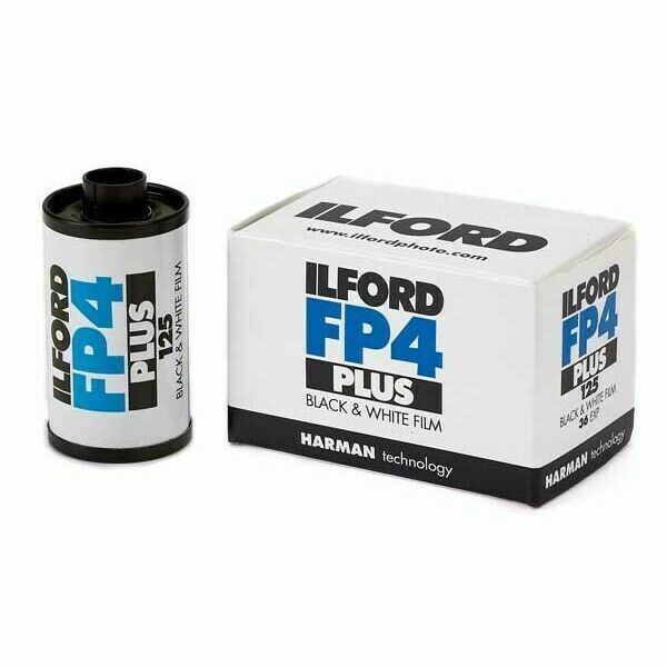 Ilford FP4 Plus 125 asa Black & White 35mm Film 36 exposures (UK Stock) BNIB