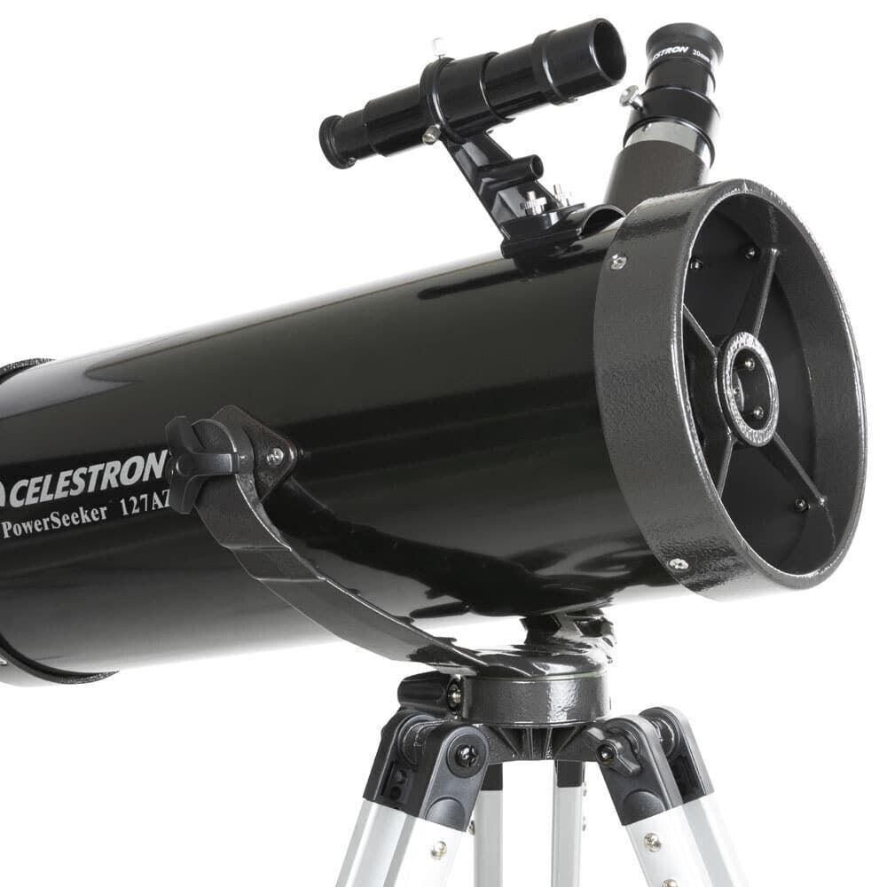 Celestron Powerseeker 127 AZ Reflector Telescope Kit + Phone adapter Moon #22040