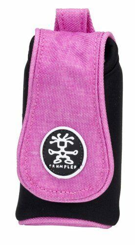 Crumpler John Thursday 40 in Black / Pink Camera Phone Pouch Case (UK Stock) NEW