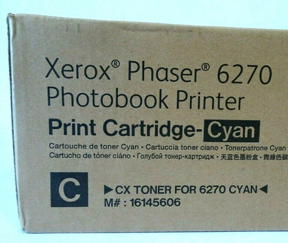 Xerox Fuji Phaser 6270 Photobook Printer Print Cartridge - Cyan #16145606 (UK)