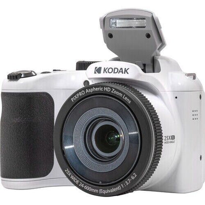 Kodak PIXPRO AZ255 Digital Camera in White 16MP 25x Wide Zoom HD1080P (UK)  BNIB