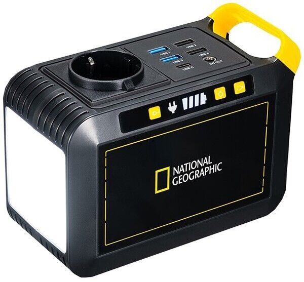 National Geographic Portable Power Supply Station 89 Watt 12V/230V #9060100 (UK)