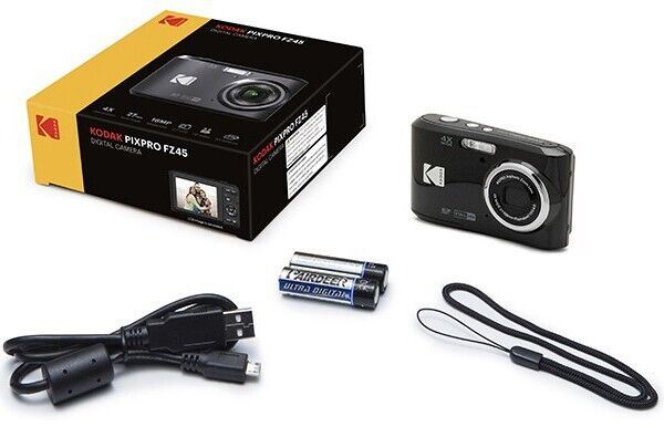 Kodak PIXPRO FZ45 16MP 4x Zoom Wide Angle Digital Camera - Black (UK Stock) BNIB