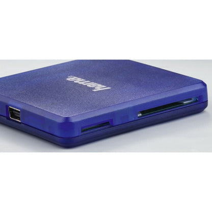 Hama USB 2.0 Multi Card Reader SD / microSD /CF in blue #124131 (UK Stock)  BNIB