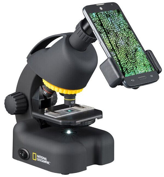 National Geographic Microscope 40x-640x with Smartphone Holder #9119501 (UK) NEW