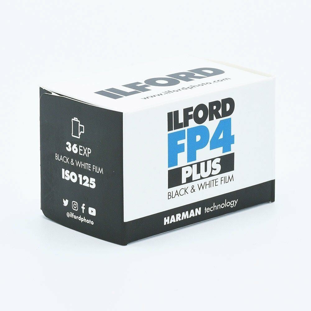 Ilford FP4 Plus 125 asa Black & White 35mm Film 36 exposures (UK Stock) BNIB