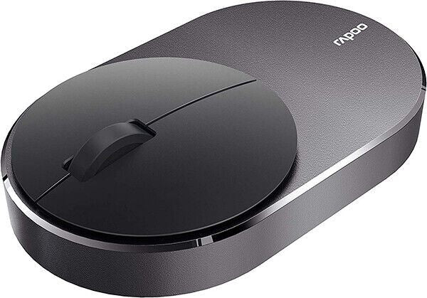 Rapoo M600 Optical Mouse Wireless Multi-Mode Silent - Black (UK Stock) BNIP  NEW