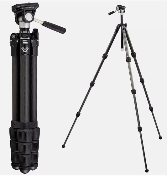 Vortex Summit II Carbon Fibre Tripod with 2-way quick-release Head  & Carry Case