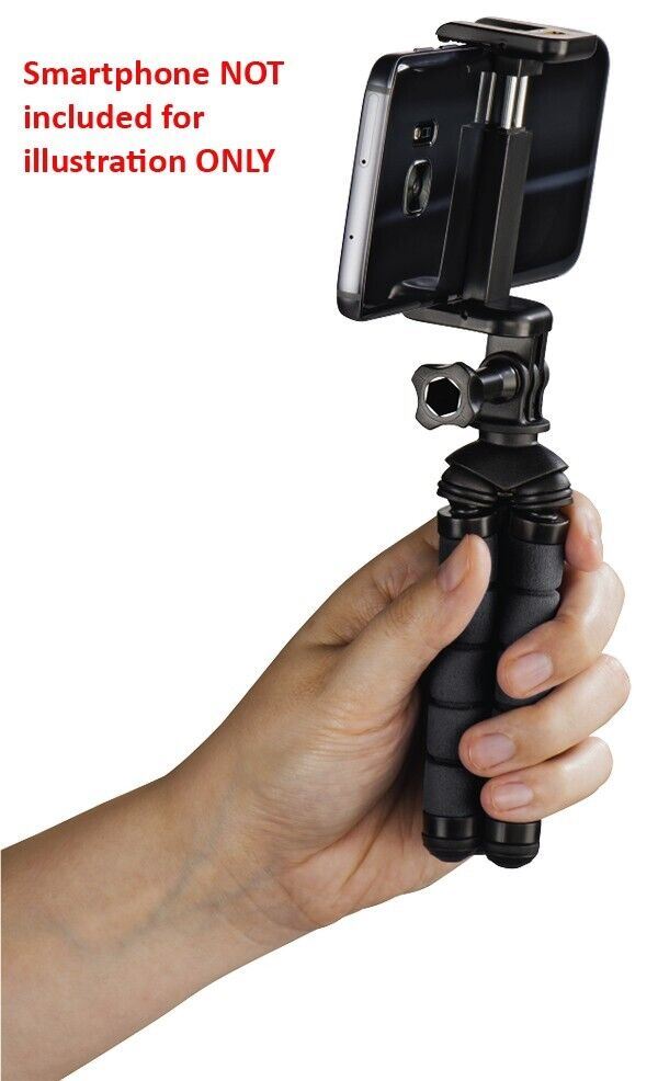 Hama "Flex" Mini Tripod for Smartphones & GoPro Devices, 5.5- 7.8 cm  (UK Stock)