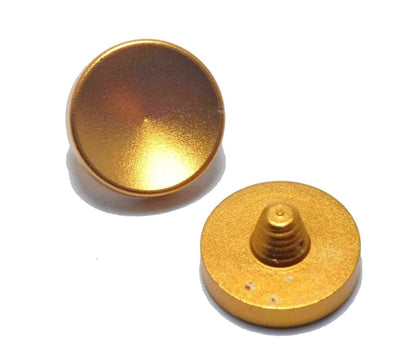 kOOD Quality Shutter Button Soft Release Concave in Gold - Fuji Olympus screw in