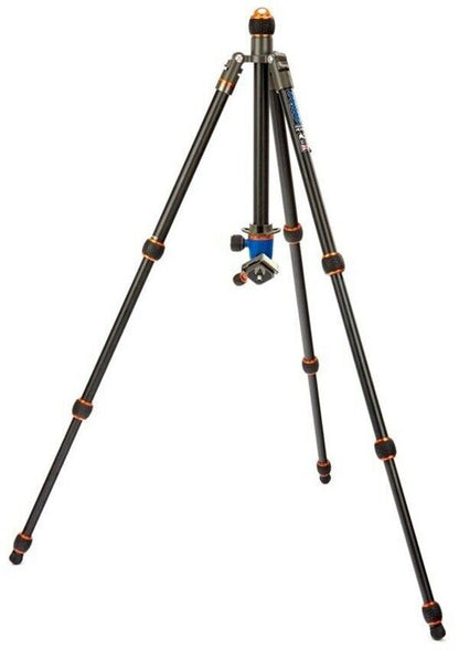 3 Legged Thing Punks Travis Magnesium Alloy Compact Travel Tripod  Blue & Orange