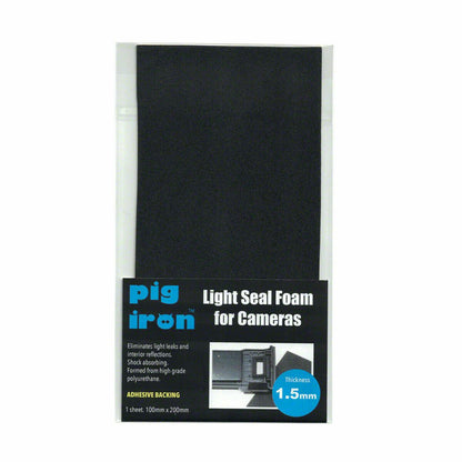 Pig Iron Camera Light Seal Foam Sheet 1.5mm thick Self Adhesive nonreflective UK