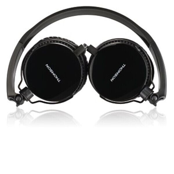 Headphones On Ear Wired - Black THOMSON HED2207BK  #00132623 (UK Stock) BNIB NEW