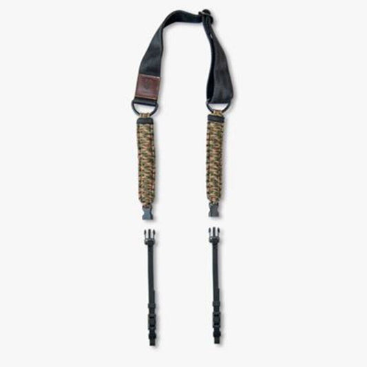 Langly Paracord +Webbing Camera Strap in Camo & Black #LANSSCAMO (UK Stock) BNIP