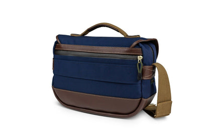 Billingham Mini Eventer Camera / Tablet Bag in Navy / Chocolate (UK Stock)  BNIP