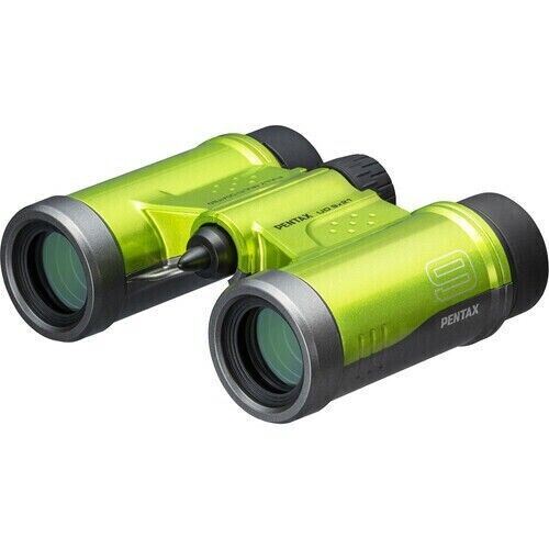 Compact Binoculars = Pentax UD 9 x 21  in Vivid Green + Case & Strap  (UK Stock)